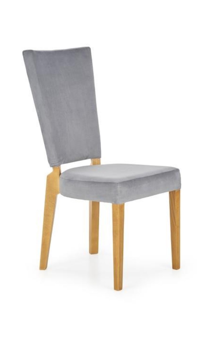 krzesło kuchenne, krzesła drewniane, krzesło, szary